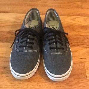 Women’s Dark Gray Van Sneakers
